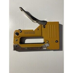 Vintage Bostitch T15 Heavy Duty Staple Gun Tacker - Yellow - Tested & Working